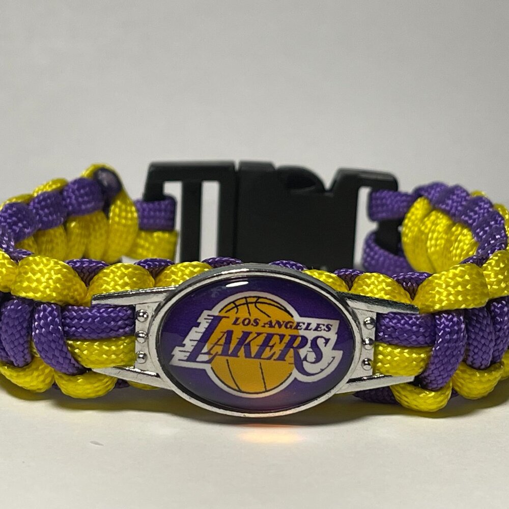 Los Angeles Lakers NBA Paracord Bracelet NEW